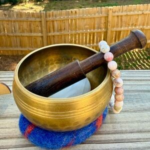 Pink Opal Matters of the Heart Stretch Bead Bracelet 8mm